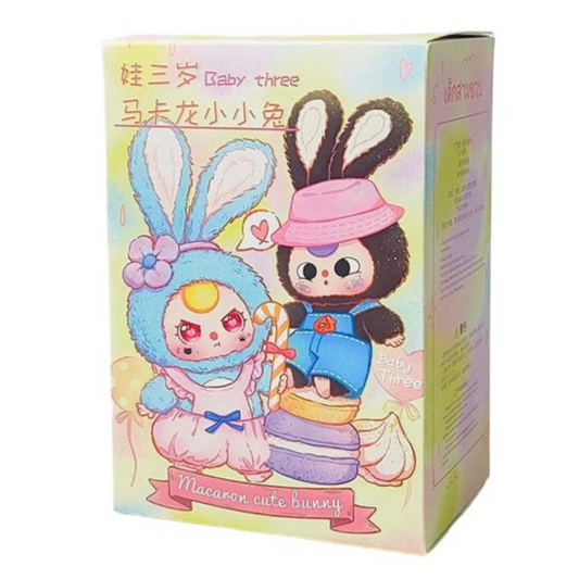 Baby Three Macaron Cute Bunny Plush Blind Box