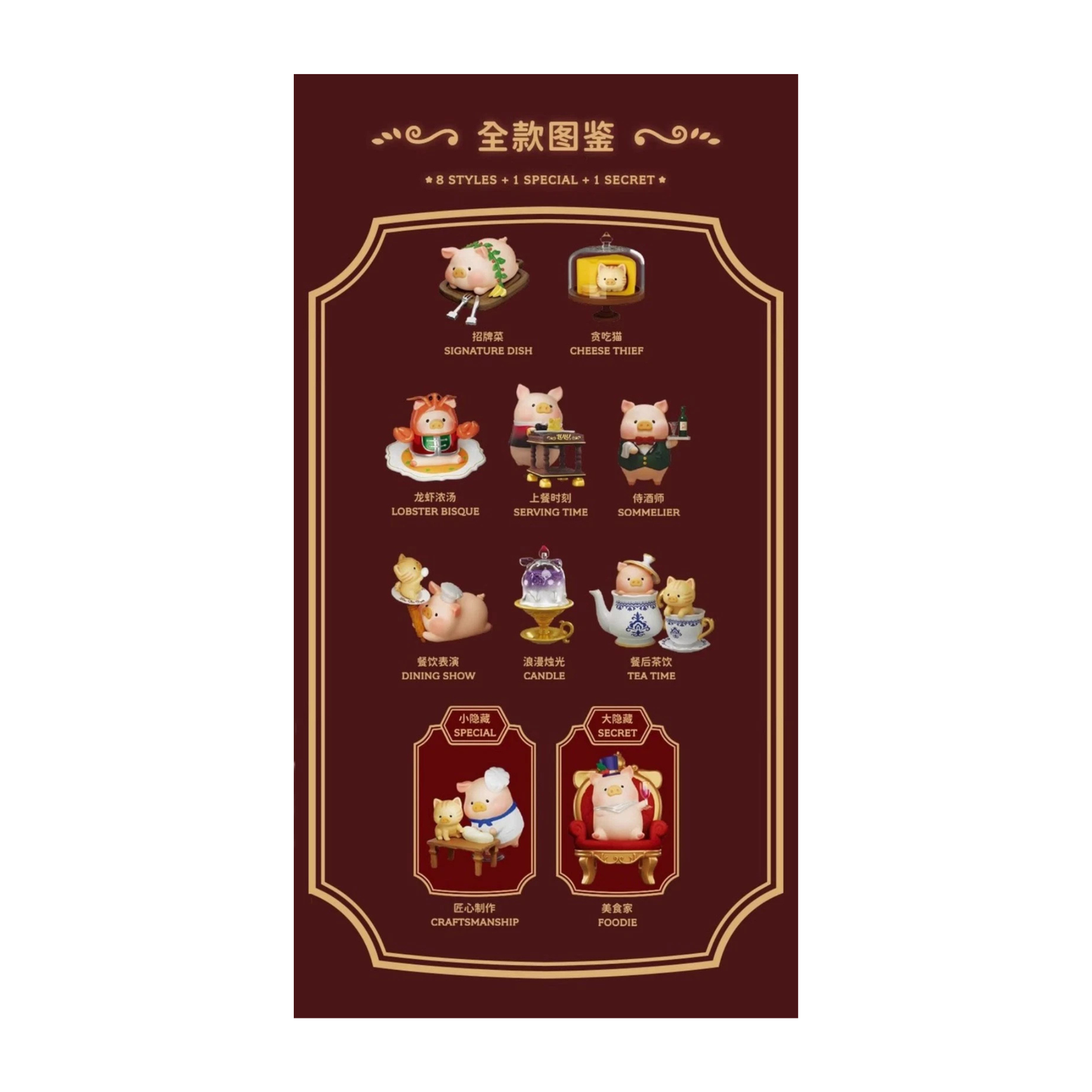 Lulu the Piggy Pigchelin Restaurant Blind Box