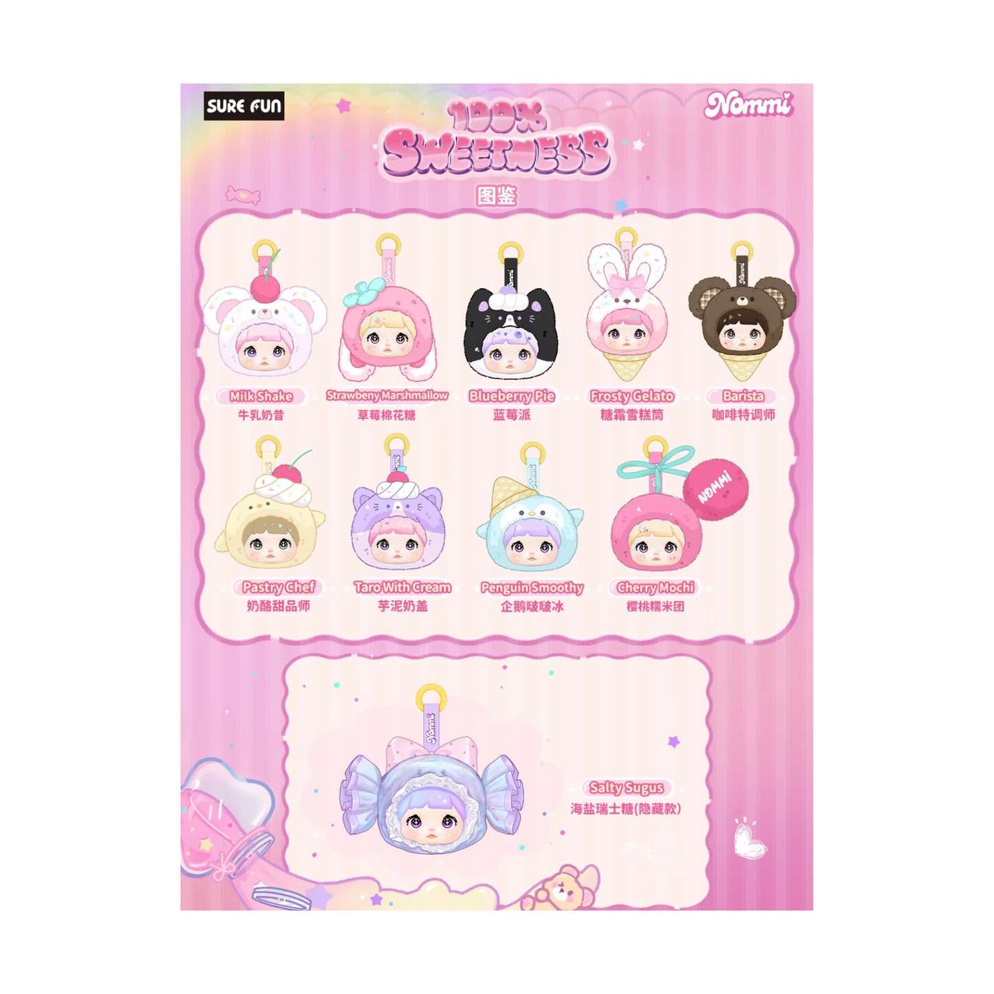 Nommi 100% Sweetness Plush Blind Box